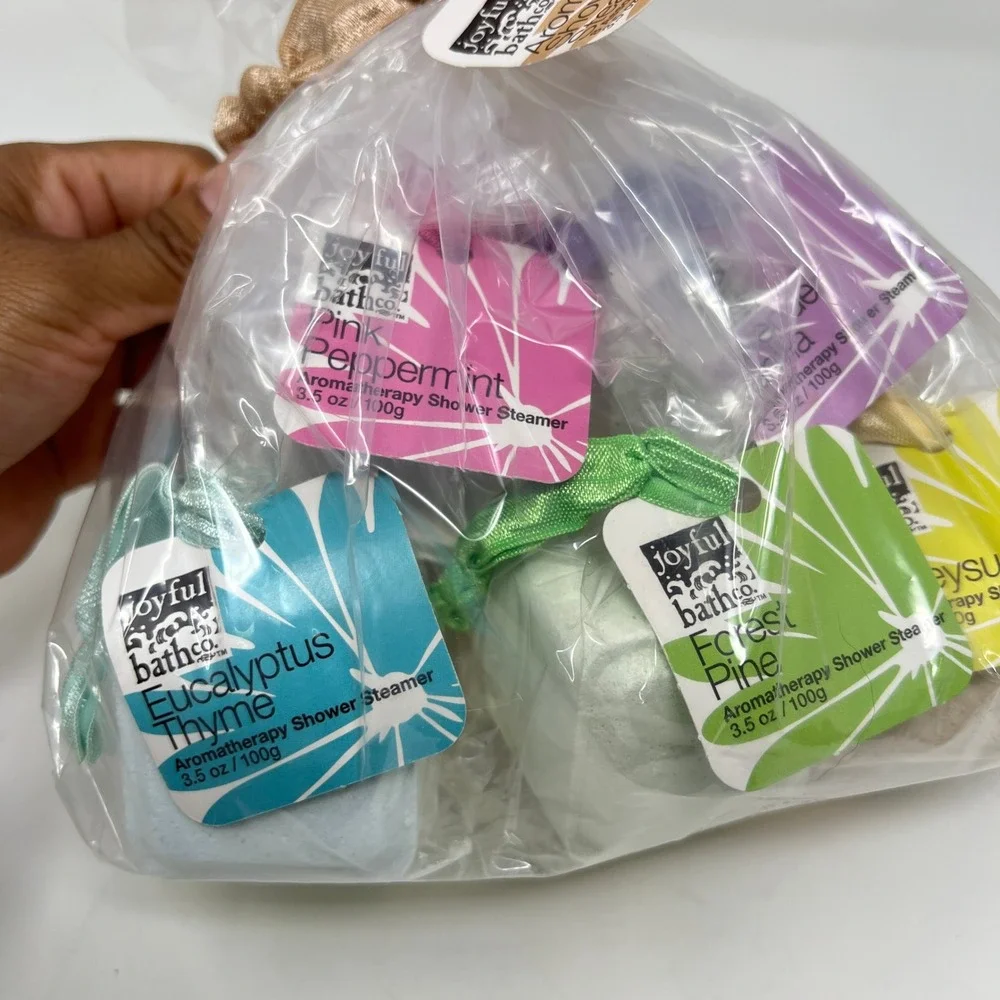 Joyful Bath Co Aromatherapy Shower Steamers Set of 8 Assorted Scents Sealed